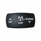 Technoexpress VHF antenna rocker switch cap labeled ANT, VHF, UP and DOWN