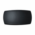 Technoexpress Shop horizontal blank actuator, black curved rectangular switch cover