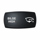 Technoexpress Shop BILGE HIGH rocker switch actuator with white bilge level icon