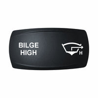 Technoexpress Shop BILGE HIGH rocker switch actuator with white bilge level icon