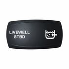 Technoexpress Shop LIVEWELL STBD rocker actuator with livewell icon