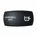 Technoexpress Shop LIVEWELL AFT rocker switch actuator with white livewell label and icon