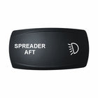 Technoexpress Shop "SPREADER AFT" rocker switch cap with white spreader light icon