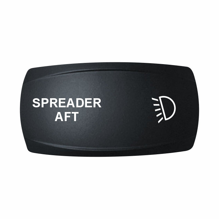 Technoexpress Shop "SPREADER AFT" rocker switch cap with white spreader light icon