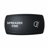 Technoexpress Shop SPREADER FWD rocker switch actuator with white light icon and label