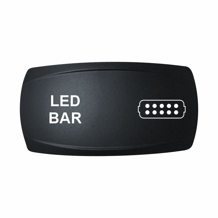 Technoexpress Shop LED BAR rectangular black label with white "LED BAR" text and connector icon