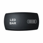 Technoexpress Shop LED BAR rectangular black label with white "LED BAR" text and connector icon