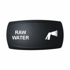 Technoexpress RAW WATER rocker switch with white spray icon for pump