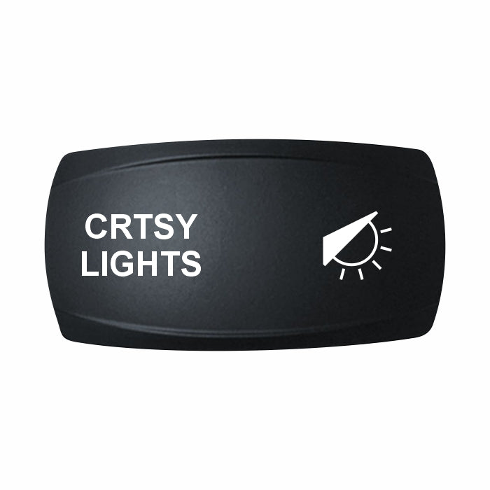 Technoexpress Shop CRTSY LIGHTS rocker switch actuator with courtesy light icon