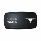 Technoexpress Shop underwater light rocker switch cover labeled UNDER WATER with bulb-and-waves icon