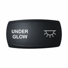 Technoexpress Shop UNDER GLOW rocker switch, black rectangular button with white light icon