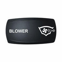 Technoexpress Shop black rocker switch cap labeled BLOWER with fan-and-arrow icon