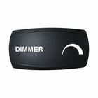 Technoexpress Shop DIMMER rocker switch with white "DIMMER" label and semicircle arc icon