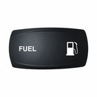 Technoexpress Shop black rocker switch cap labeled FUEL with white fuel-pump icon