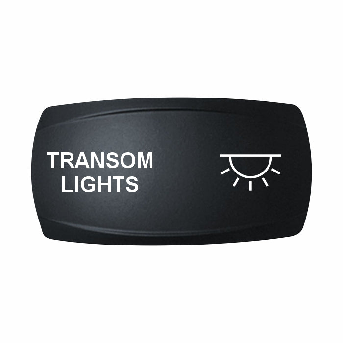 Technoexpress Shop TRANSOM LIGHTS rocker switch actuator label with light icon