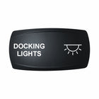 Technoexpress Shop black rocker switch labeled DOCKING LIGHTS with white light icon