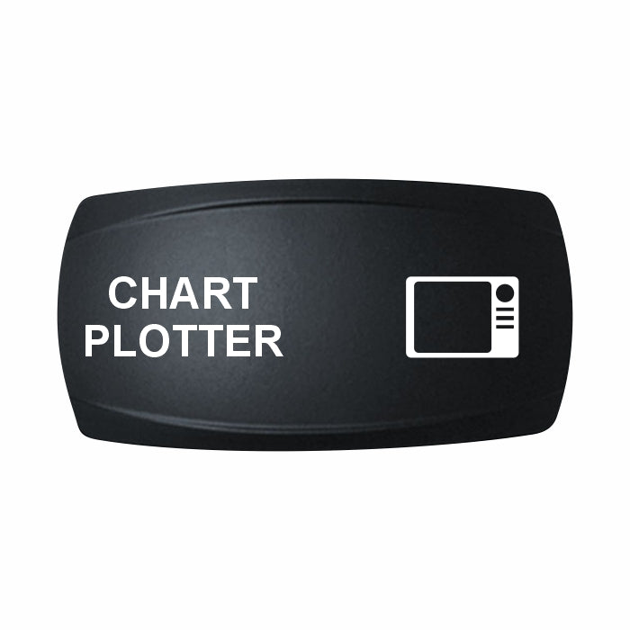 Technoexpress Chartplotter rocker switch cap labeled CHART PLOTTER with display icon