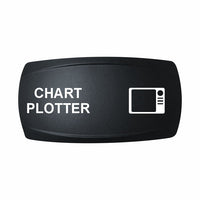 Technoexpress Chartplotter rocker switch cap labeled CHART PLOTTER with display icon