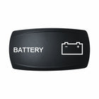 Technoexpress Shop black rocker switch cap labeled BATTERY with battery icon