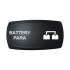 Technoexpress rocker switch label BATTERY PARA with parallel battery icon