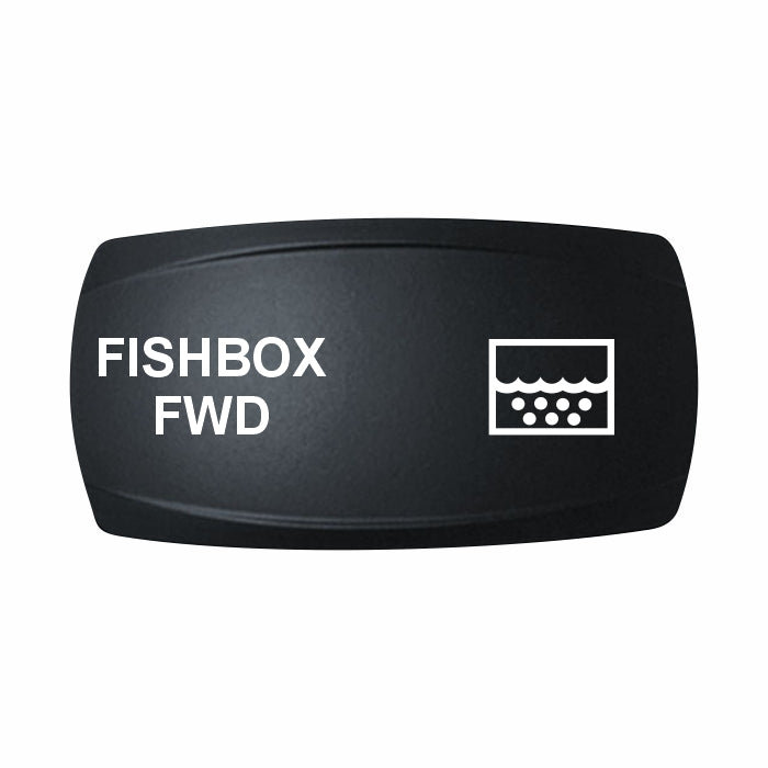 Technoexpress Shop FISHBOX FWD rocker switch actuator with white labeled text and fishbox icon
