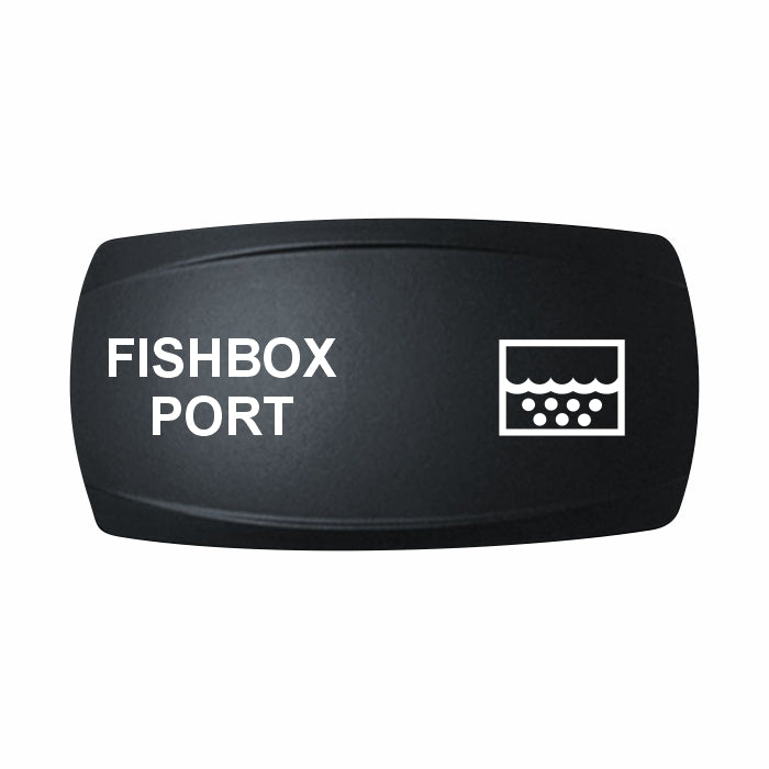Technoexpress Shop FISHBOX PORT rocker switch with white label and fishbox icon