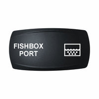 Technoexpress Shop FISHBOX PORT rocker switch with white label and fishbox icon