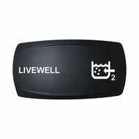 Technoexpress Shop LIVEWELL 2 rocker switch cap labeled LIVEWELL with livewell water icon