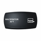 Technoexpress Shop MACERATOR AFT rocker switch label with macerator discharge icon
