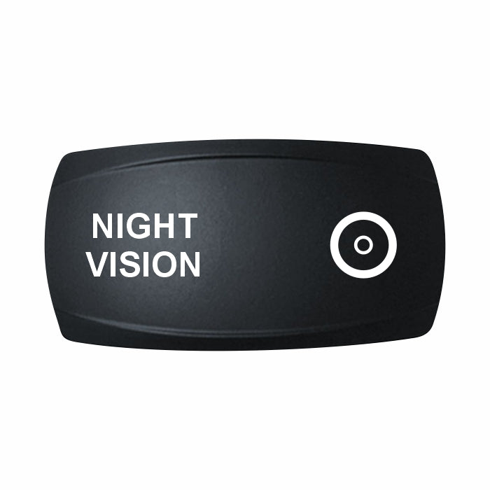 Technoexpress Shop Night Vision black rocker switch cover labeled NIGHT VISION with circular icon