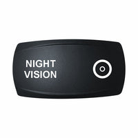 Technoexpress Shop Night Vision black rocker switch cover labeled NIGHT VISION with circular icon