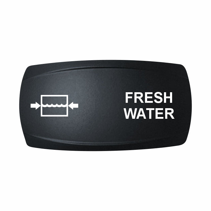 Technoexpress Shop FRESH WATER rocker switch actuator with white tank fill icon