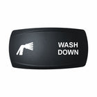 Technoexpress Shop black rocker switch labeled WASH DOWN with spray-nozzle icon
