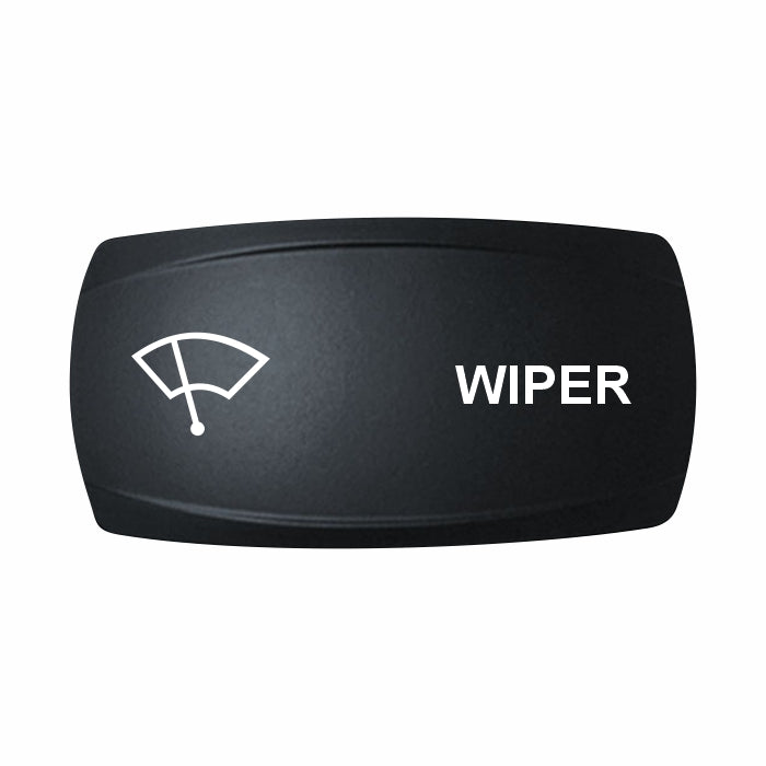 Technoexpress Shop black rocker switch labeled WIPER with white windshield-wiper icon