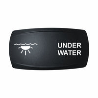 Technoexpress Shop underwater lights rocker switch cap labeled 'UNDER WATER' with light-under-water icon