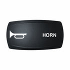 Technoexpress Shop black horn rocker switch labeled HORN with white horn icon