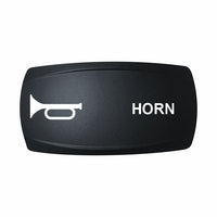 Technoexpress Shop black horn rocker switch labeled HORN with white horn icon