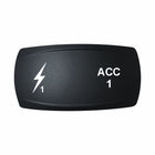 Technoexpress Shop black rocker switch labeled "ACC 1" with white lightning bolt icon