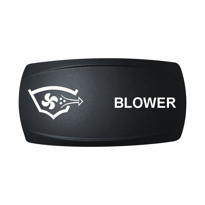 Technoexpress Shop black rocker switch cap labeled BLOWER with fan airflow icon