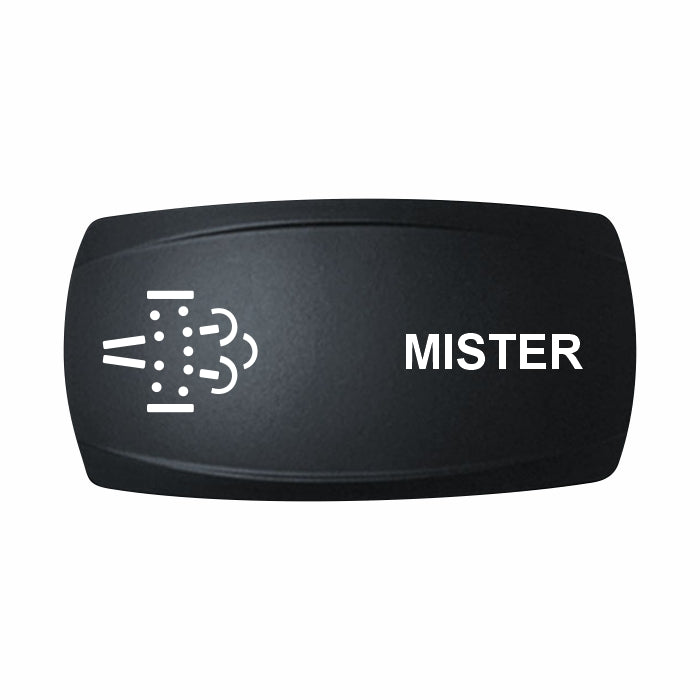 Technoexpress Shop MISTER rocker switch actuator with mist spray icon