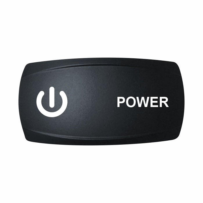 Technoexpress Shop rocker switch labeled 'POWER' with white power symbol