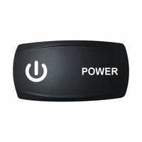 Technoexpress Shop rocker switch labeled 'POWER' with white power symbol