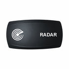 Technoexpress RADAR panel label with white radar icon and 'RADAR' text on black background