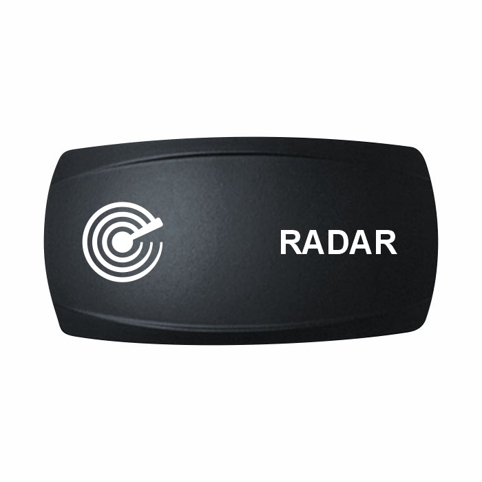Technoexpress RADAR panel label with white radar icon and 'RADAR' text on black background