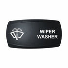 Technoexpress Shop black rocker switch cap labeled WIPER WASHER with white wiper icon