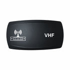 Technoexpress Shop VHF rocker switch actuator with white antenna icon and VHF label