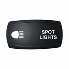Technoexpress Shop SPOT LIGHTS rocker switch label with headlight beam icon