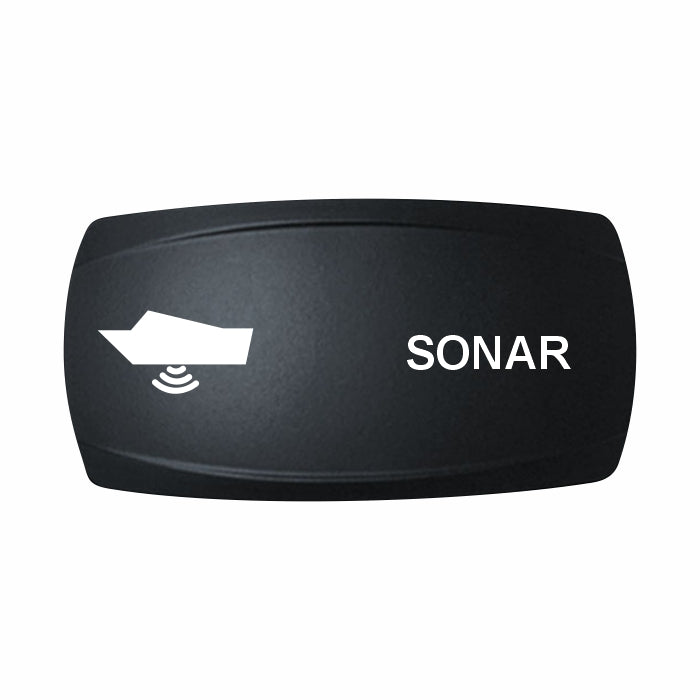 Technoexpress Shop SONAR rocker switch cap with boat-and-sonar icon