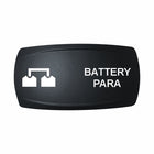 Technoexpress Shop BATTERY PARA rocker switch label with parallel battery icon