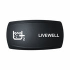 Technoexpress LIVEWELL 2 rocker switch labeled LIVEWELL with white tank icon